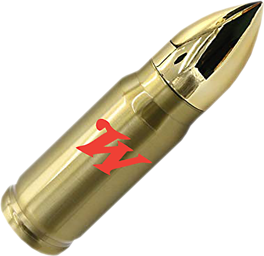 Winchester Thermo Centrefire Ammo Flask 500ml - Steel Bullet Clipart (1000x1000), Png Download