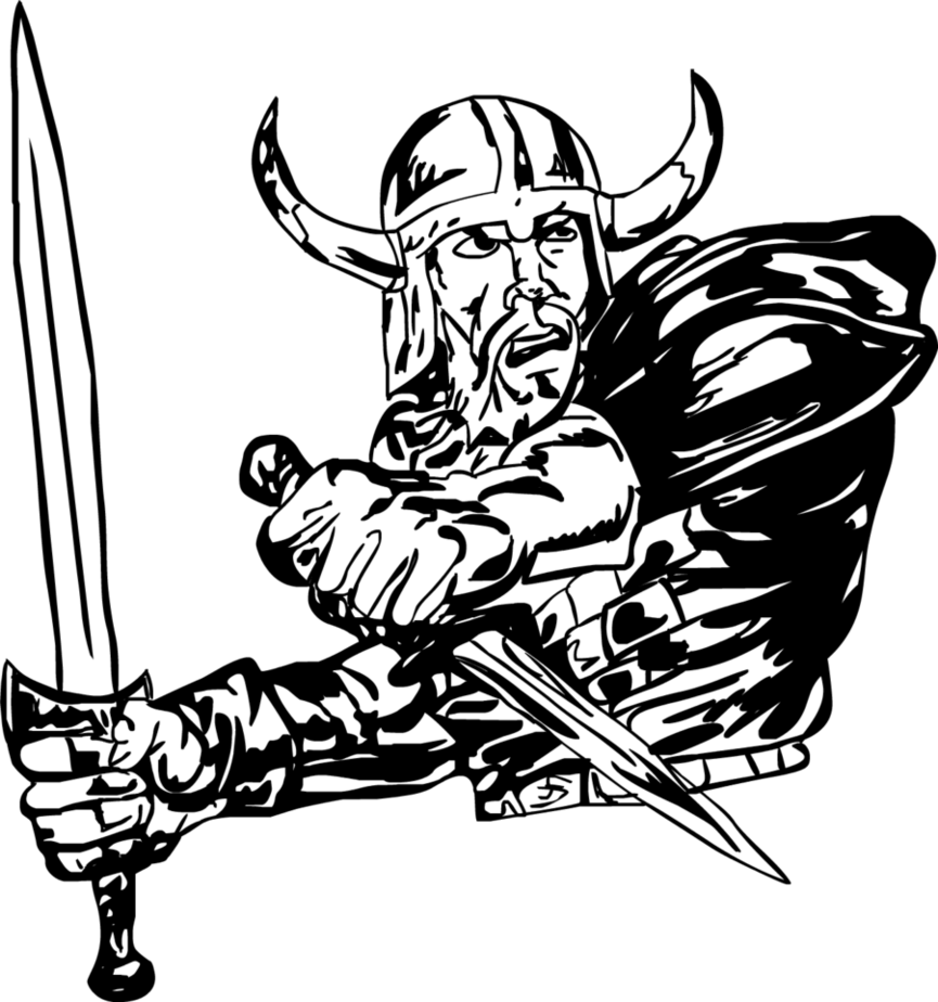 Viking Warrior Huge Freebie Download For - Viking Clipart - Png Download (865x924), Png Download