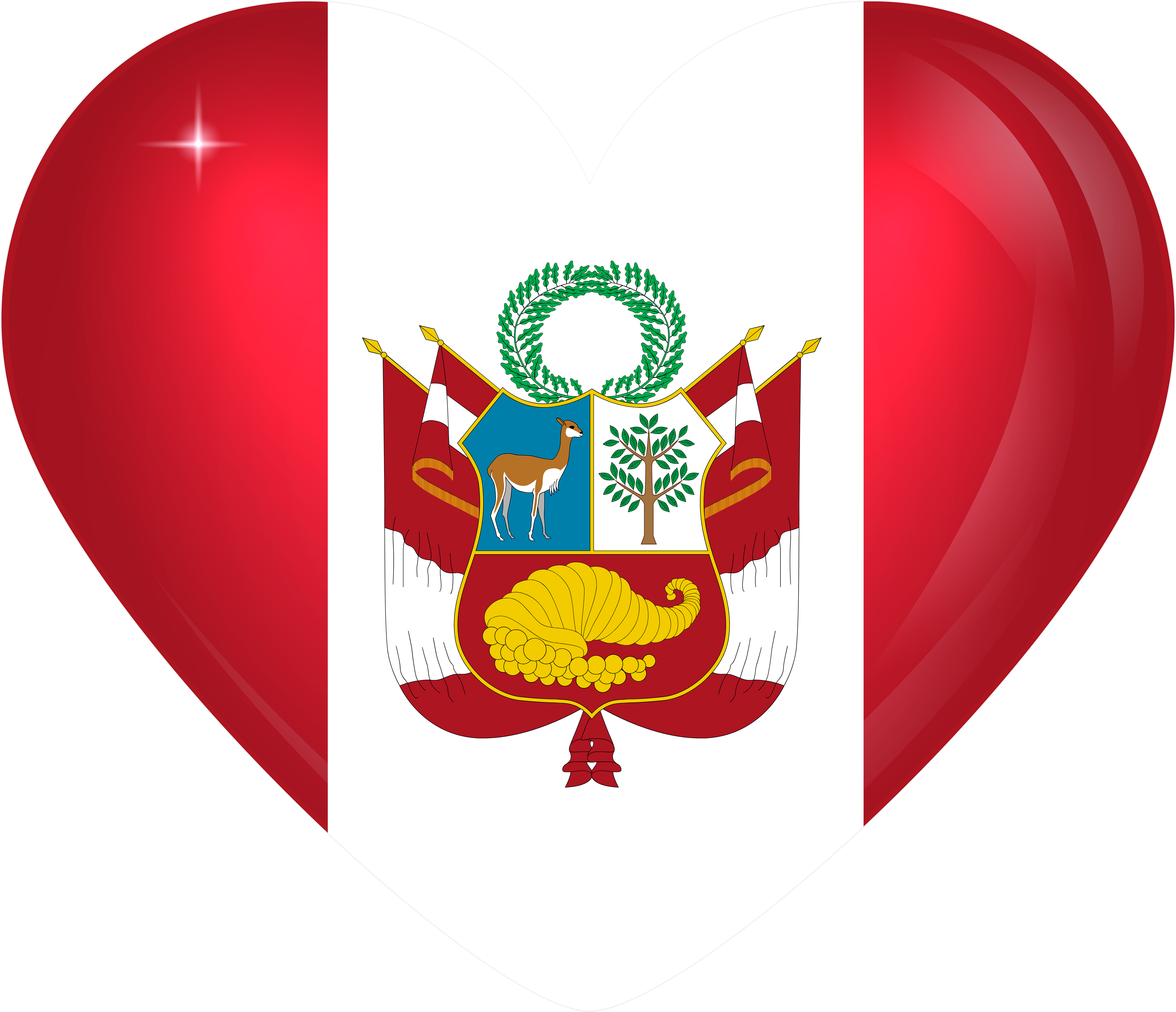 Creador Del Escudo Nacional Del Peru Clipart (6000x5169), Png Download