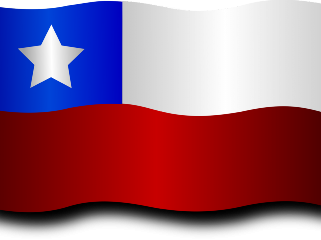 Chile Flag Clipart Texas - Bandera De Chile Ondeando - Png Download (640x480), Png Download