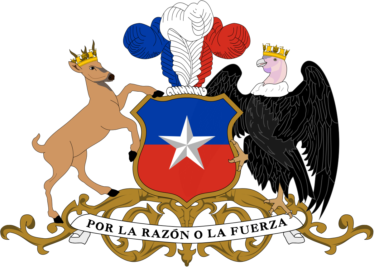 Coat Of Arms Of Chile - Chile Coat Of Arms Clipart (1200x857), Png Download