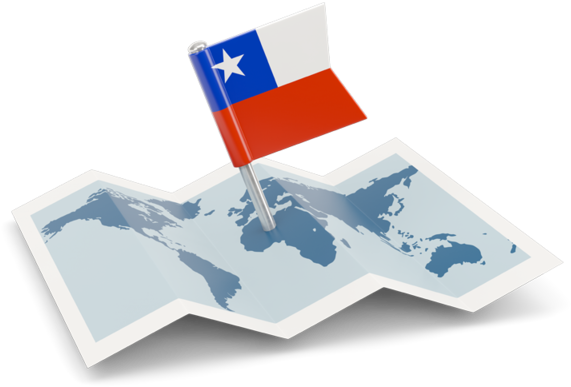 Chile Map Flag Png Clipart (640x480), Png Download