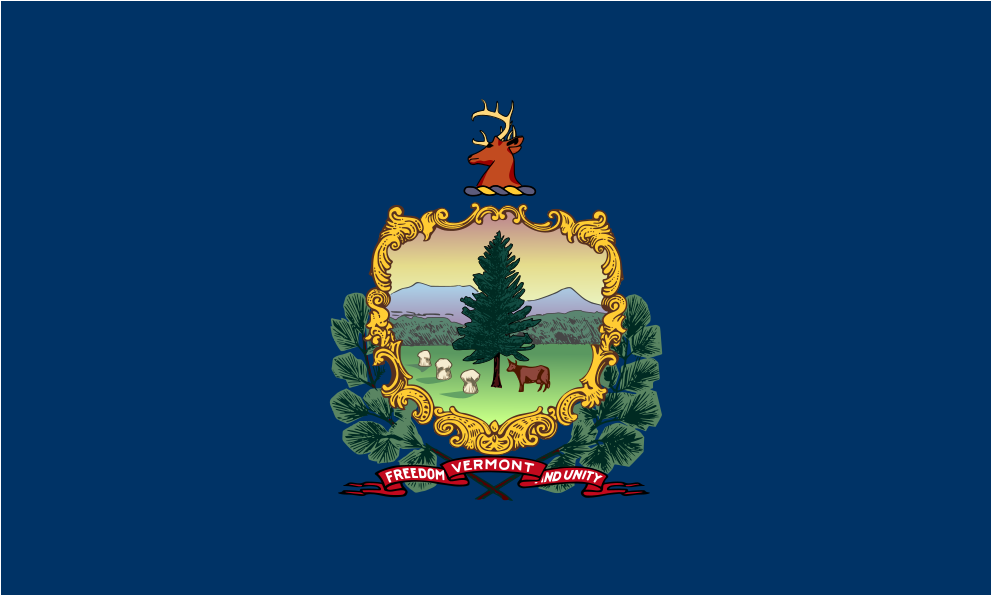 Download Svg Download Png - Vermont's State Flag Clipart (1024x1024), Png Download