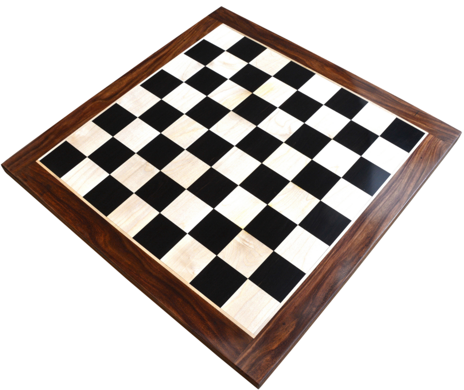 Wooden Chess Board Ebony Sheesham Wood - Chess Clipart (1024x819), Png Download