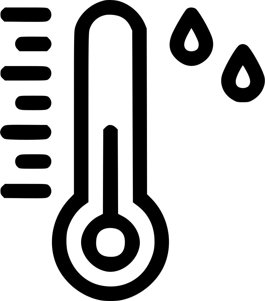 862 X 980 6 - Temperature And Humidity Symbol Clipart (862x980), Png Download