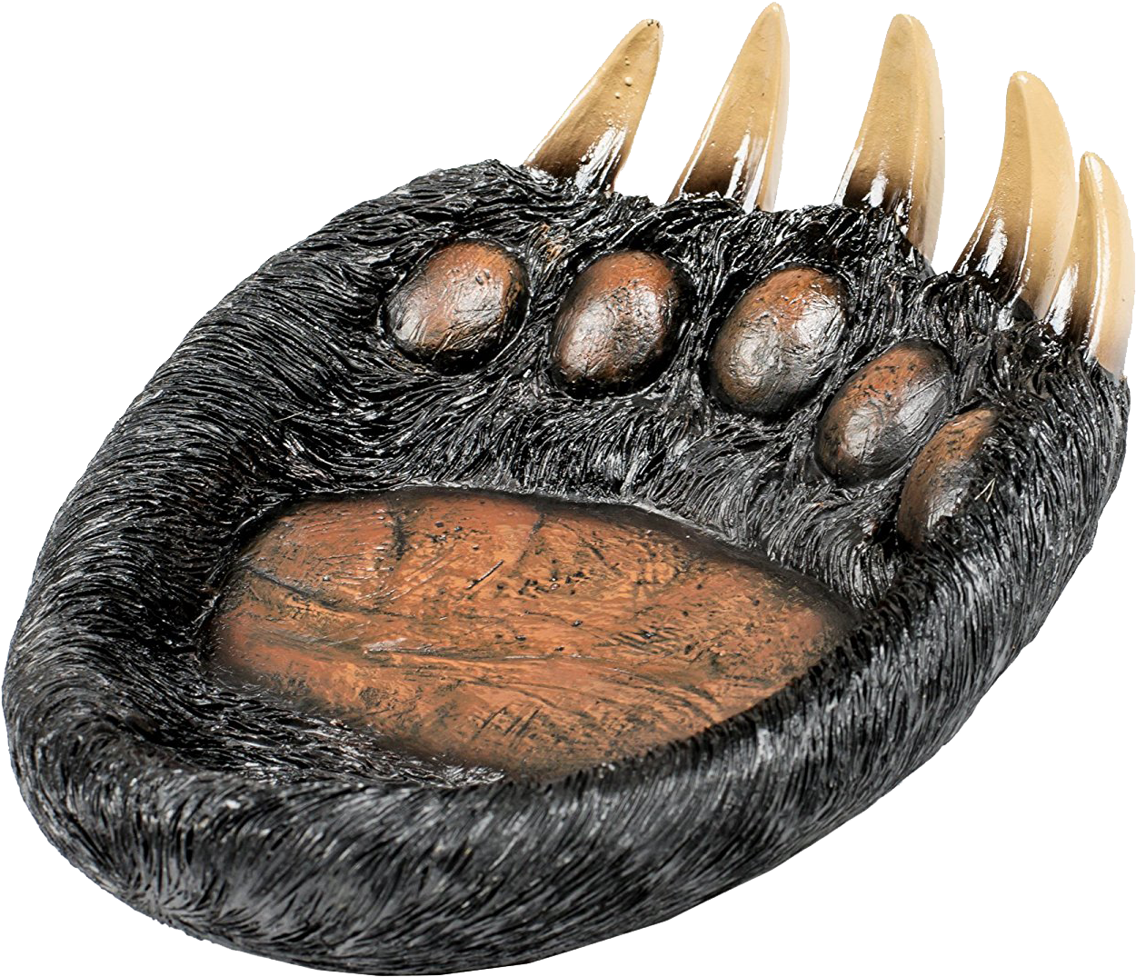 Bear Paw Candy Dish Decorative Resin 7 X - Illustration Clipart (1500x1500), Png Download