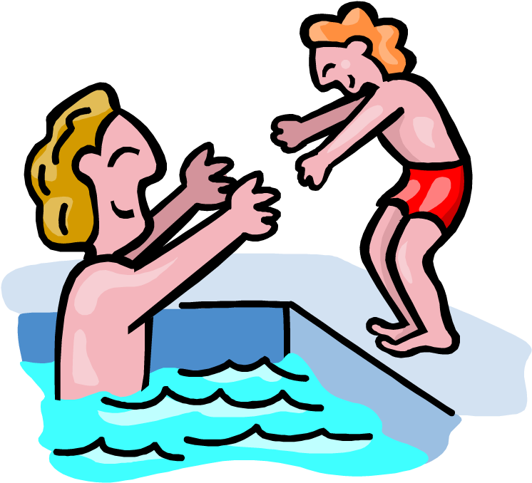 Swimming Clipart Swim Instructor - Swim Lessons Clip Art - Png Download (750x692), Png Download