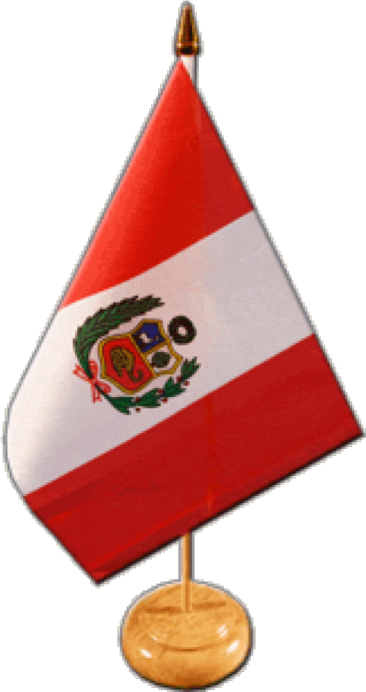 Peru Table Flag - Flag Clipart (1500x1177), Png Download
