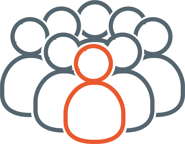 An Audience Icon - New Audience Icon Clipart (736x573), Png Download