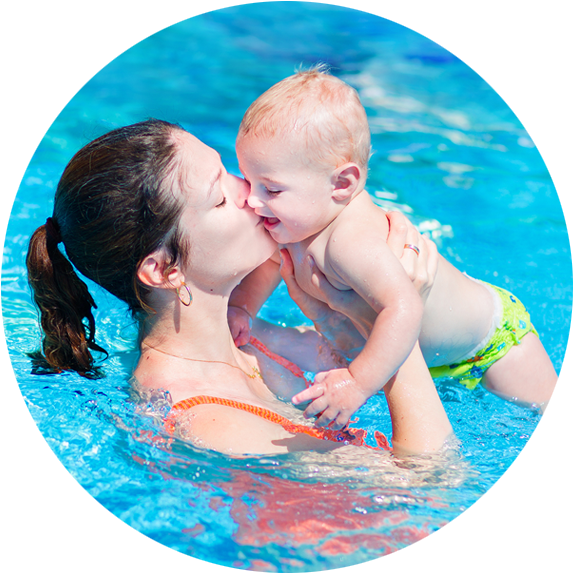 Water Babies - Swimming Pool Clipart (600x600), Png Download