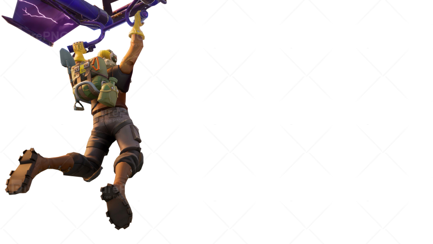Dropping Fortnite Thumbnail Template - Fortnite Thumbnail Template Clipart (850x479), Png Download