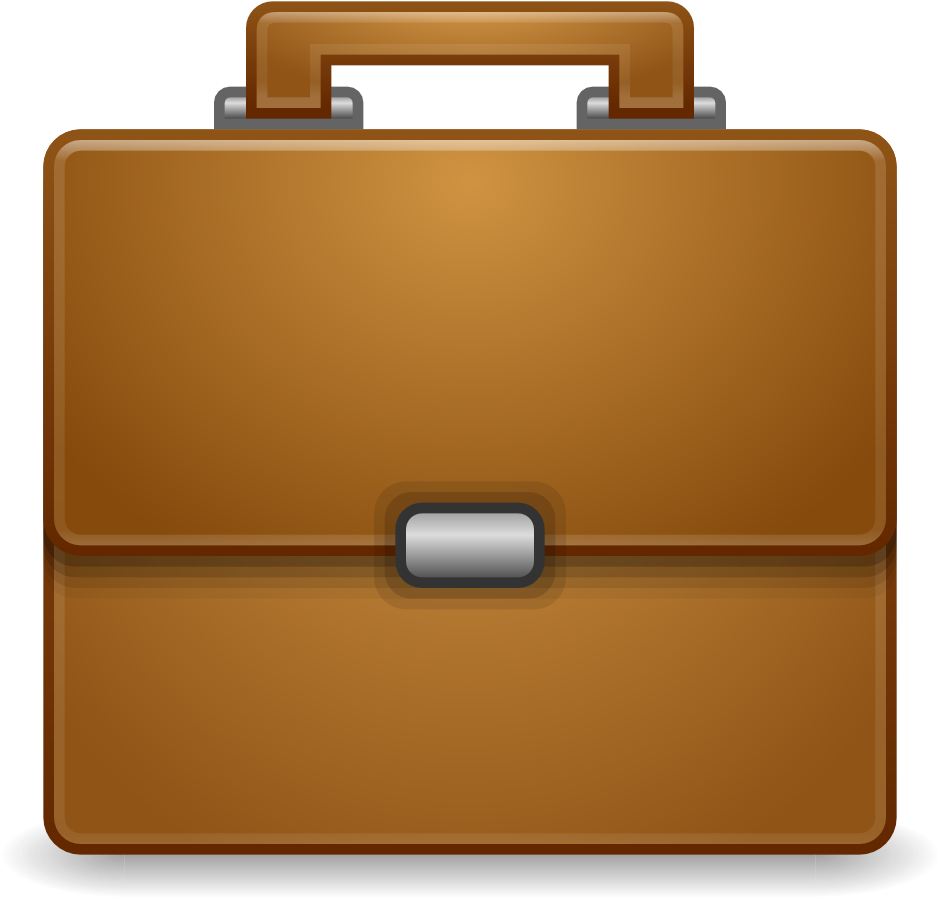Apps System File Manager Icon - Briefcase Clipart (1024x1024), Png Download