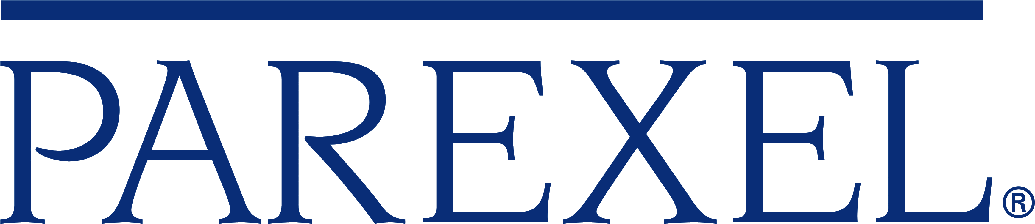 Merck Logo Transparent - Parexel Logo Png Clipart (3652x800), Png Download