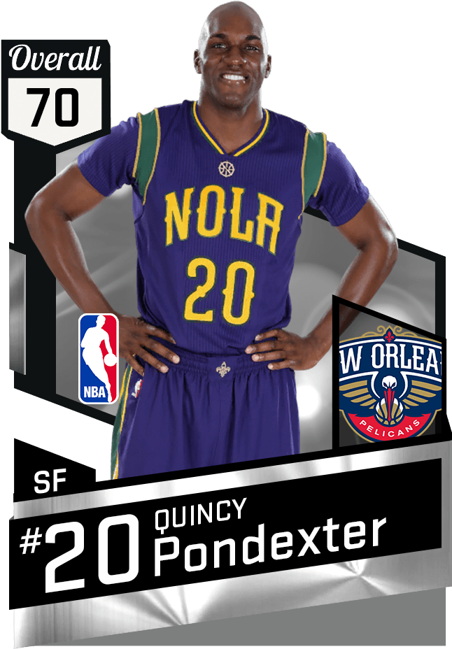 Quincy Pondexter - Alonzo Mourning Nba 2k17 Clipart (651x941), Png Download