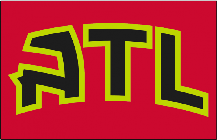 Atlanta Hawks Logos Iron On Stickers And Peel-off Decals - Atlanta Hawks Clipart (750x930), Png Download