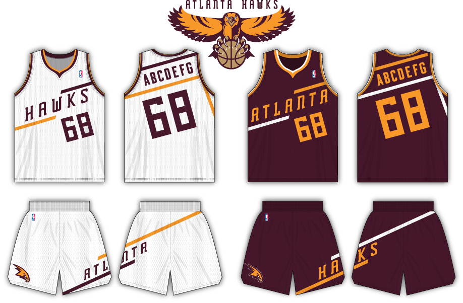 Hawksconcept-1 - New York Knicks Green Jersey Clipart (918x602), Png Download