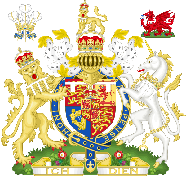Prince Edward, Prince Of Wales - Gambar Lambang Negara Inggris Clipart (620x600), Png Download