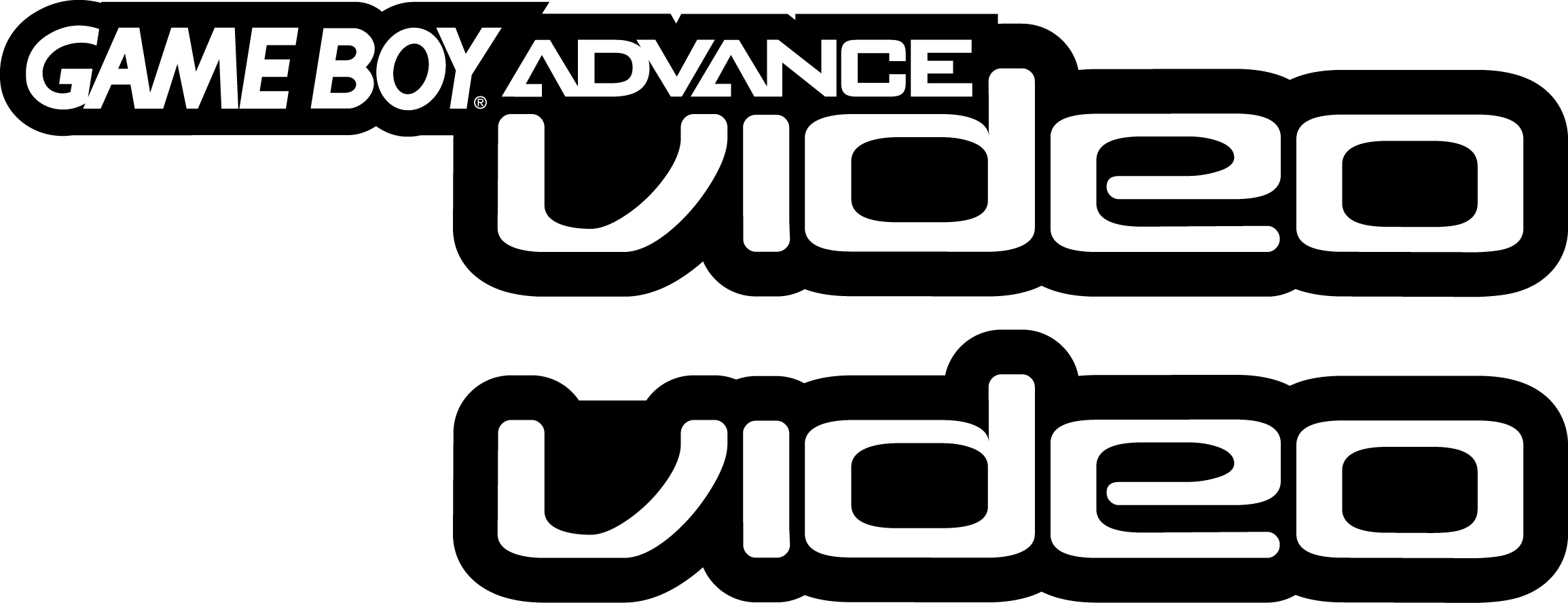 Game Boy Advance Video - Gameboy Advance Video Logo Clipart (2309x888), Png Download