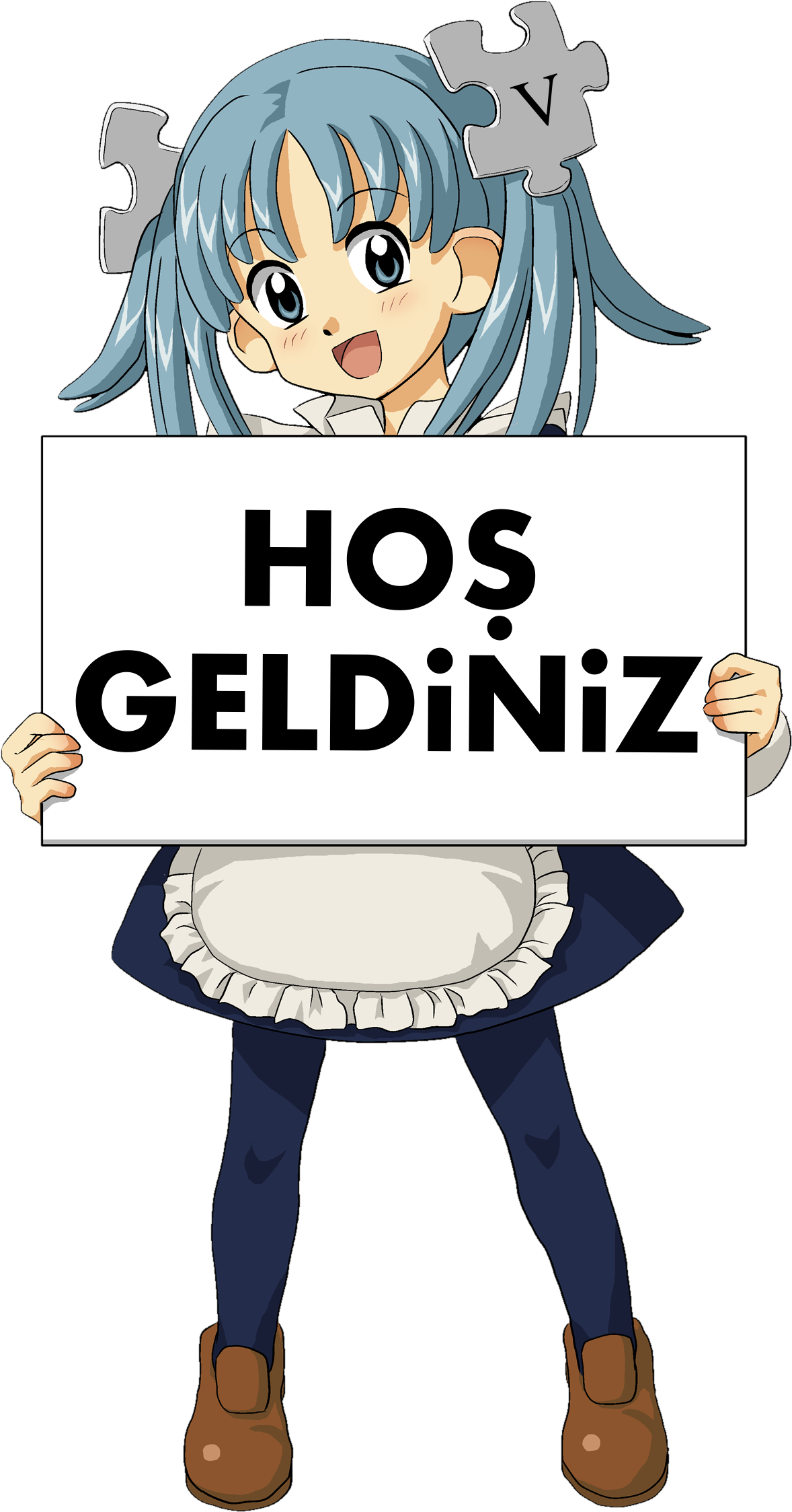 Wikipe Tan Holding A Welcome Sign Tr - Holding A Sign Clipart (1190x2260), Png Download