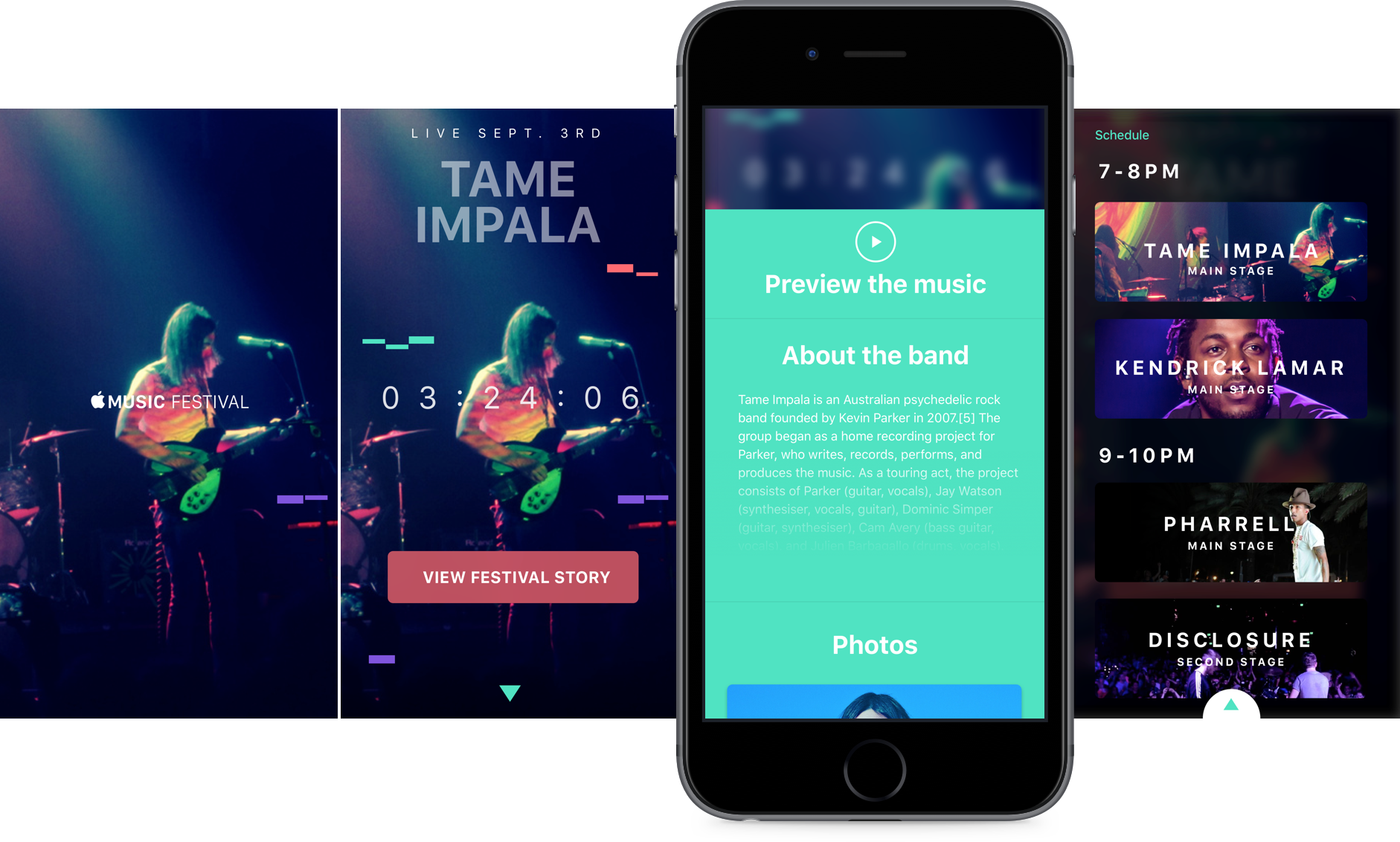 Apple Live Music Concept Mobile - Iphone Clipart (1882x1132), Png Download
