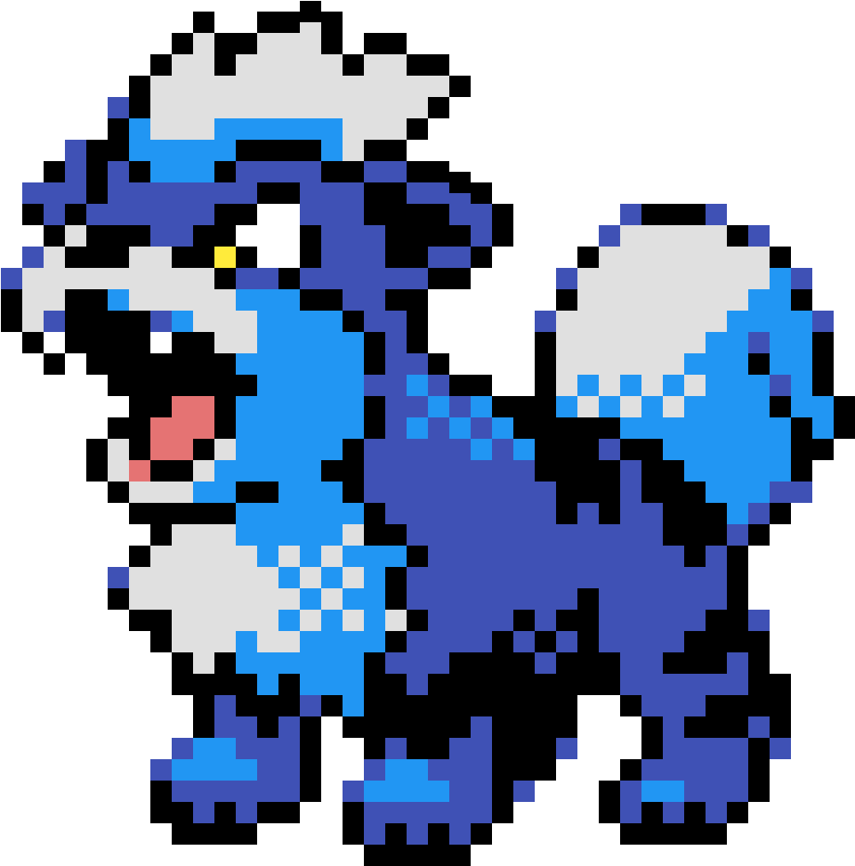 My Shiny Growlithe Pixel Art Growlithe Clipart Large Size Png Image