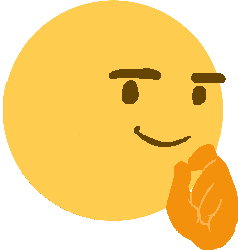 Thinking Face Emoji Meme Clipart (947x995), Png Download