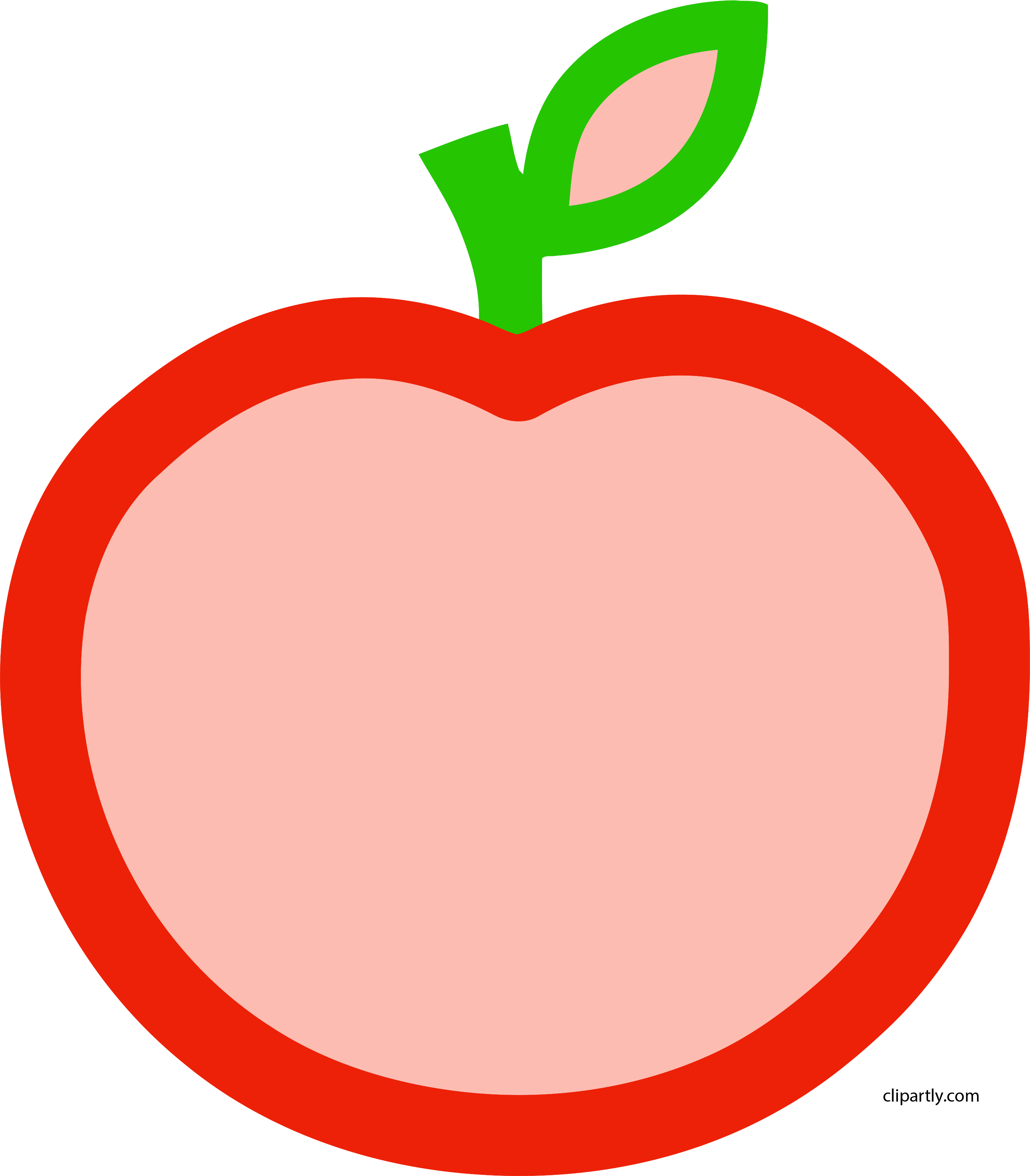 Oops Speech Bubble - Clipart Apple Cut In Half - Png Download (2839x3240), Png Download