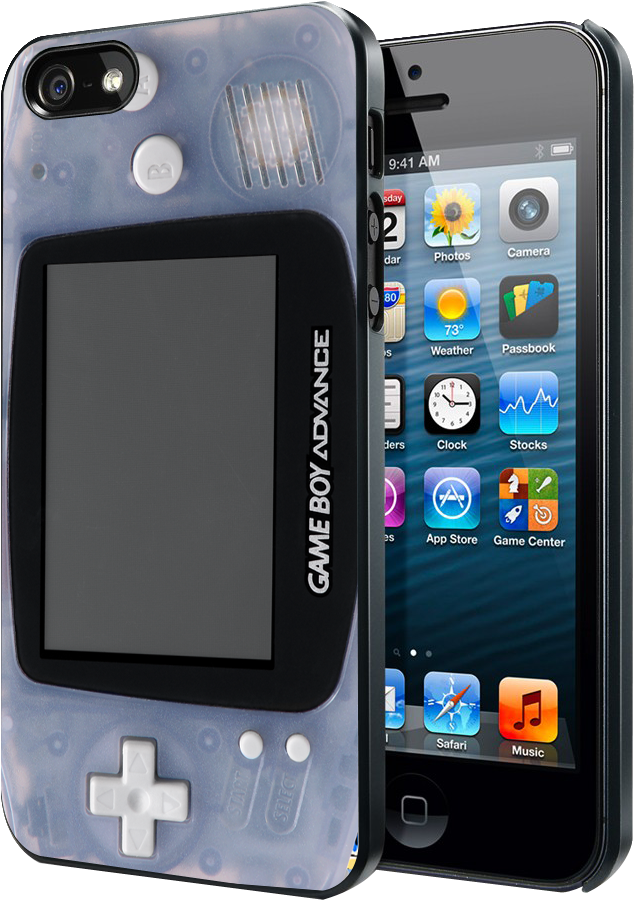 Nintendo Game Boy Advance Iphone 4 4s 5 5s 5c Case - Justin Bieber Ipod Case Clipart (874x1124), Png Download