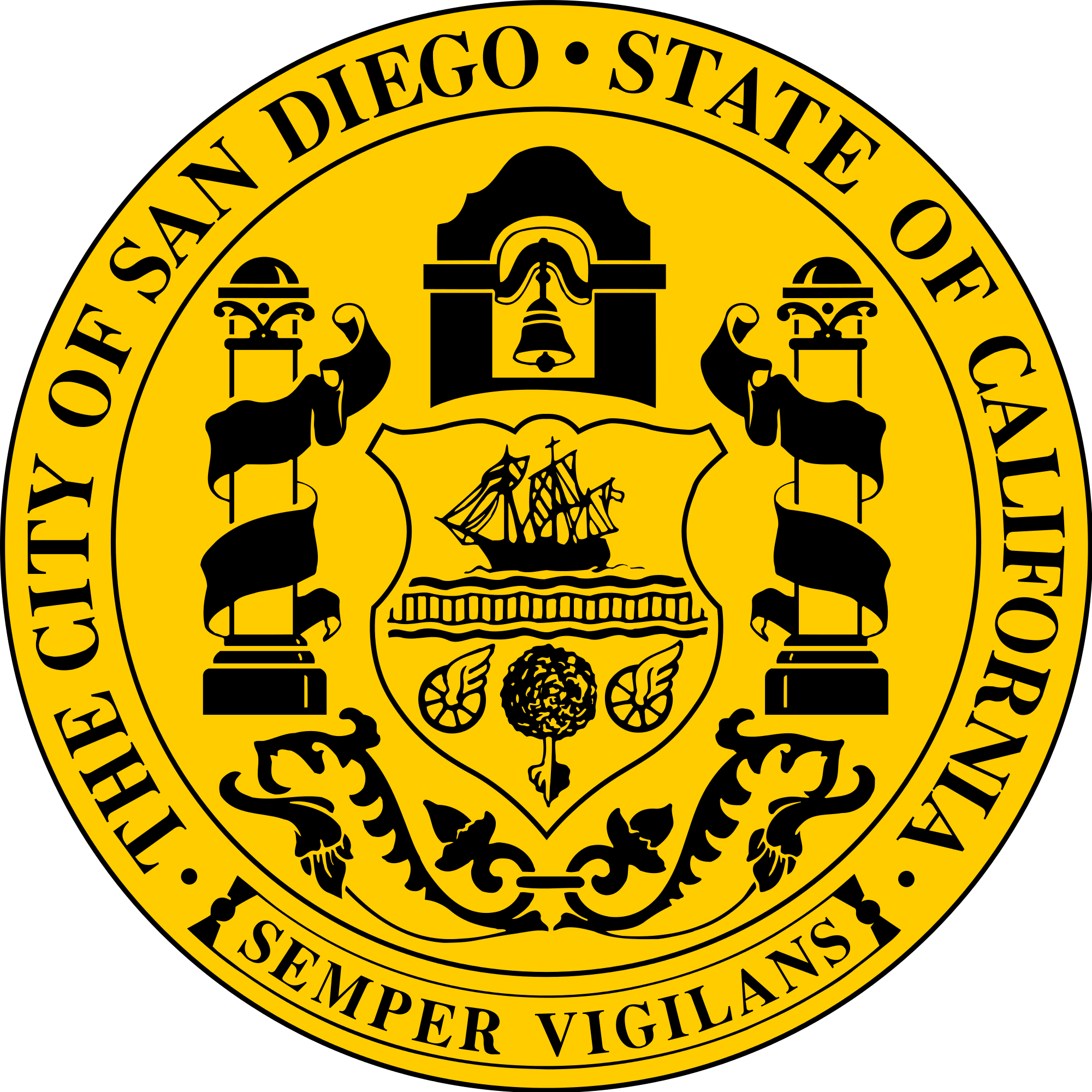 2000 X 2000 4 - Seal Of San Diego Clipart (2000x2000), Png Download