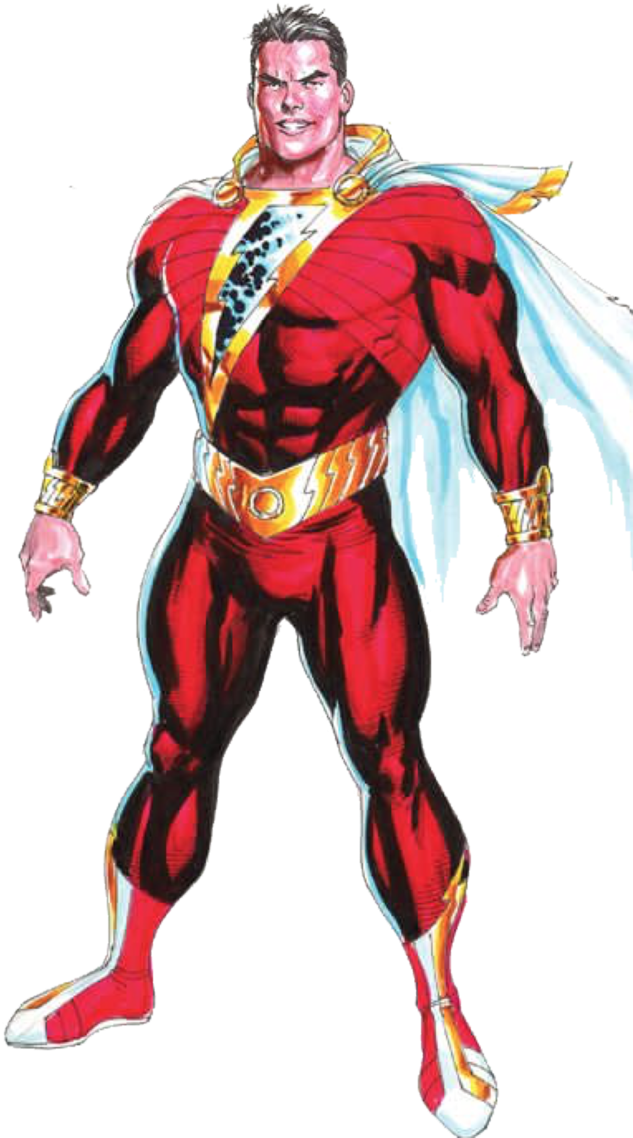 Shazam Png - Captain Marvel Dc 52 Clipart (677x1179), Png Download