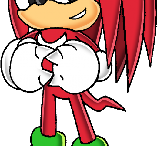 Knuckles Sonic SVG