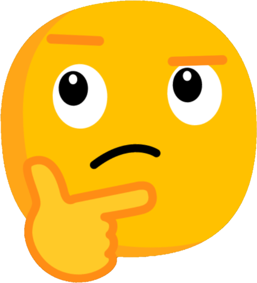 Yts Thinking Emoji , Png Download - Smiley Clipart (877x966), Png Download