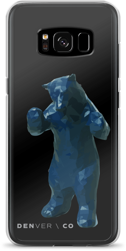 Blue Bear Samsung 01 Mockup Case On Phone Case On Phone - Samsung Group Clipart (1000x1000), Png Download