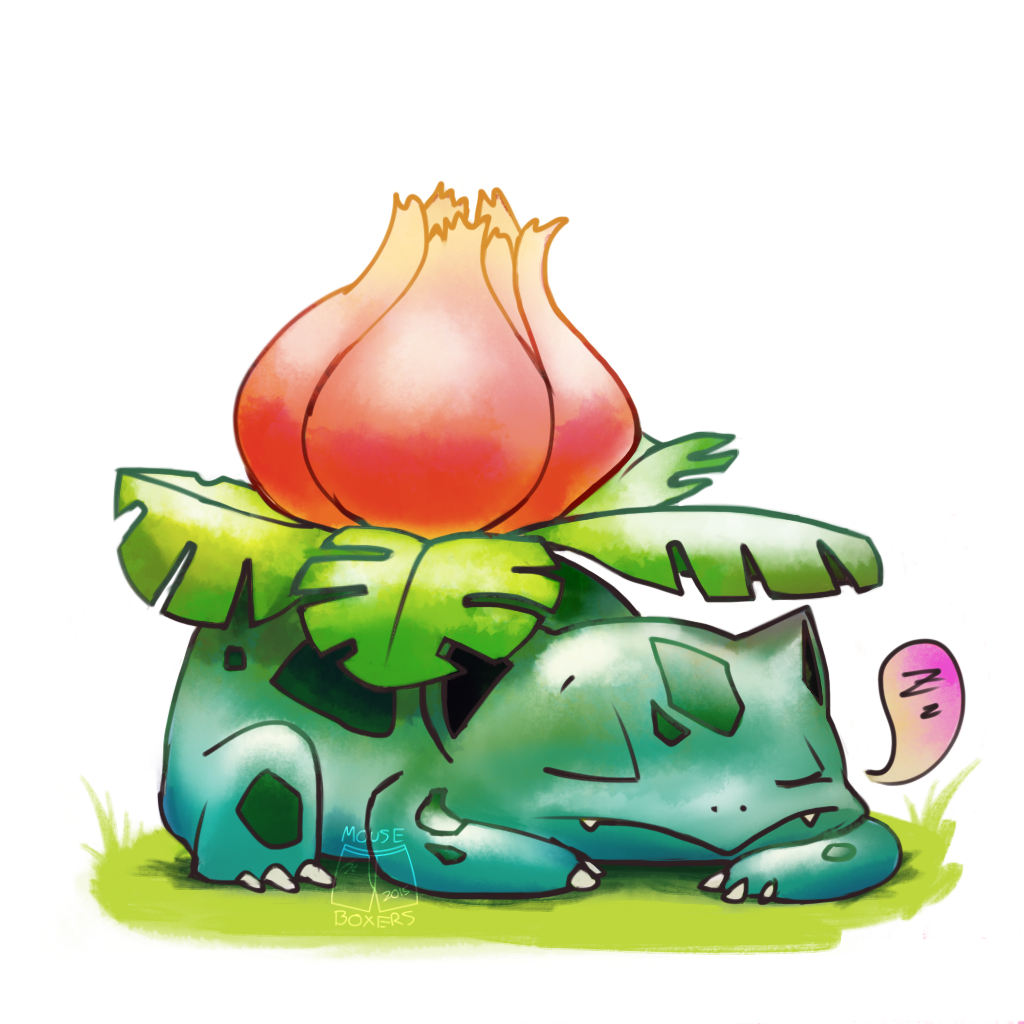 002 Ivysaur Clipart (1024x1024), Png Download