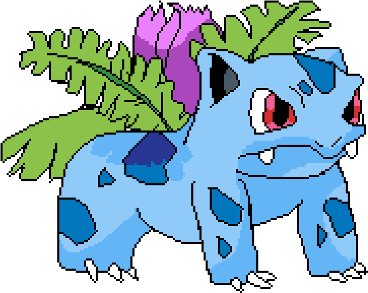 Ivysaur - Cartoon Clipart (1024x576), Png Download