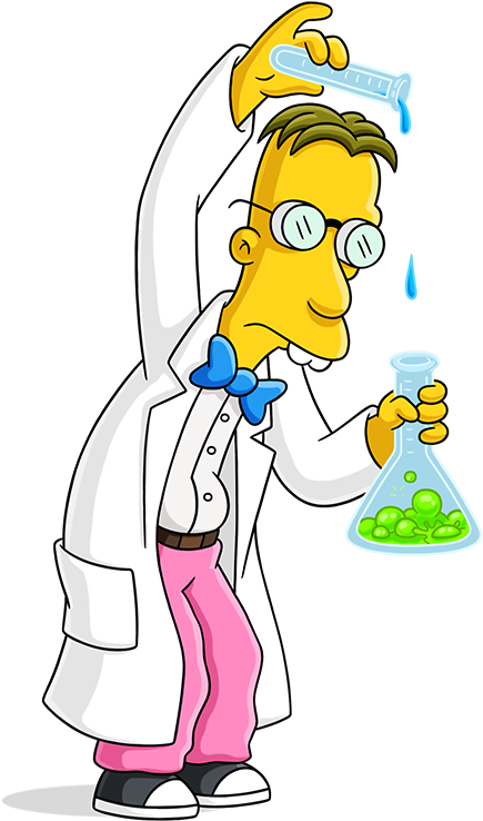 Professor Png - Profesor Frink Los Simpsons Clipart (550x960), Png Download