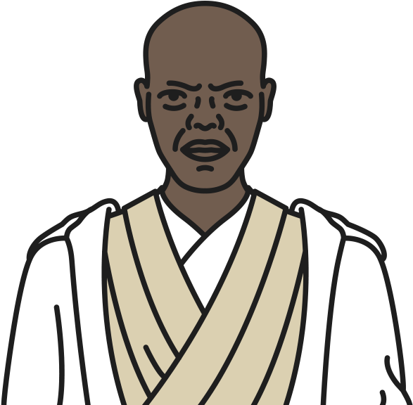 3 Mace Windu Star Wars - Kyrie Irving Dessins Clipart (587x576), Png Download
