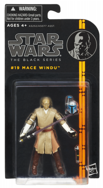 Black Series - Star Wars Black Series 6 Inch Mace Windu Clipart (600x600), Png Download