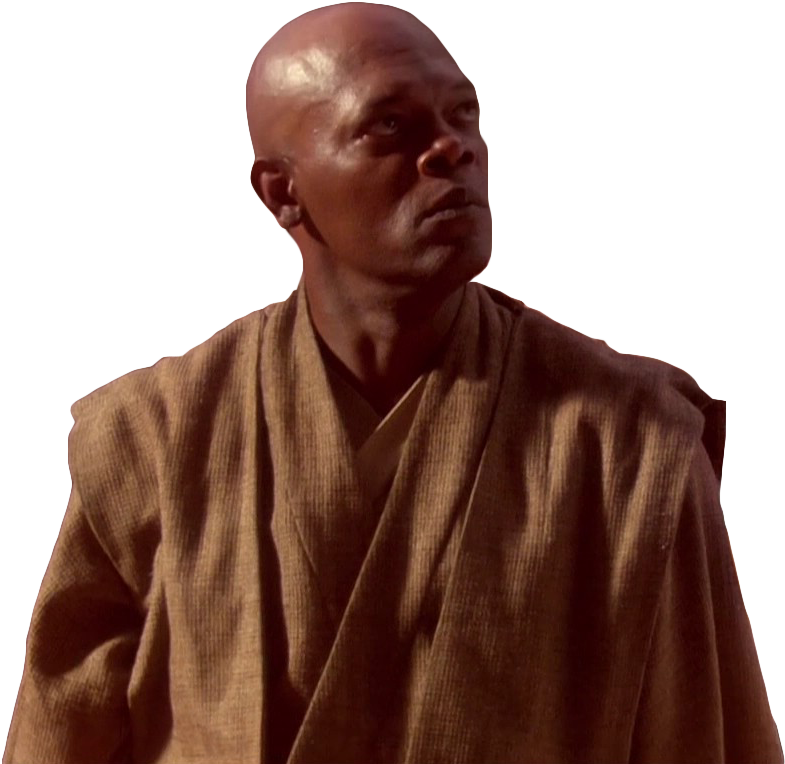 Transparent Mace Windu Monk Clipart Large Size Png Image PikPng