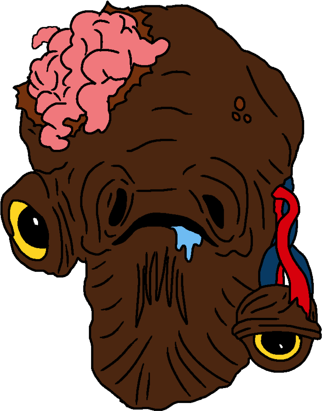 Star Wars Clipart Halloween - Adbro Ackbar Star Wars - Png Download (1224x1584), Png Download