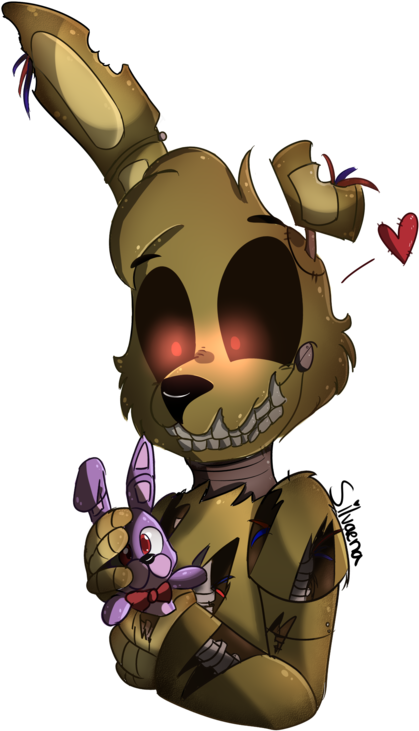 Aww Springtrap Can Make The Cutest Faces - Springtrap Cute Five Nights At Freddy's Clipart (486x750), Png Download