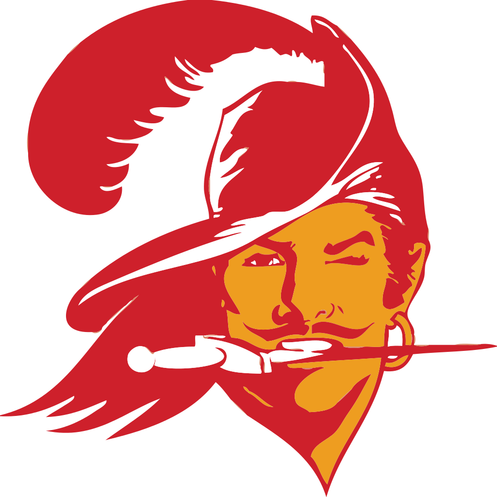 Logo Tampa Bay Buccaneers - Tampa Bay Buccaneers Retro Logo Clipart (1024x1024), Png Download