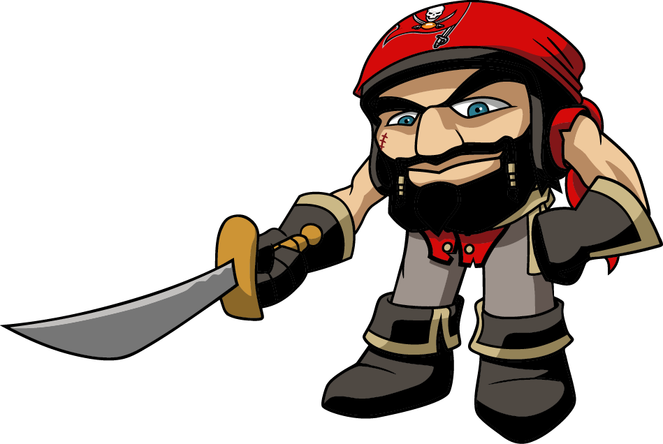 Tampa Bay Buccaneers Logo Png - Tampa Bay Bucs Mascot Clipart (949x636), Png Download