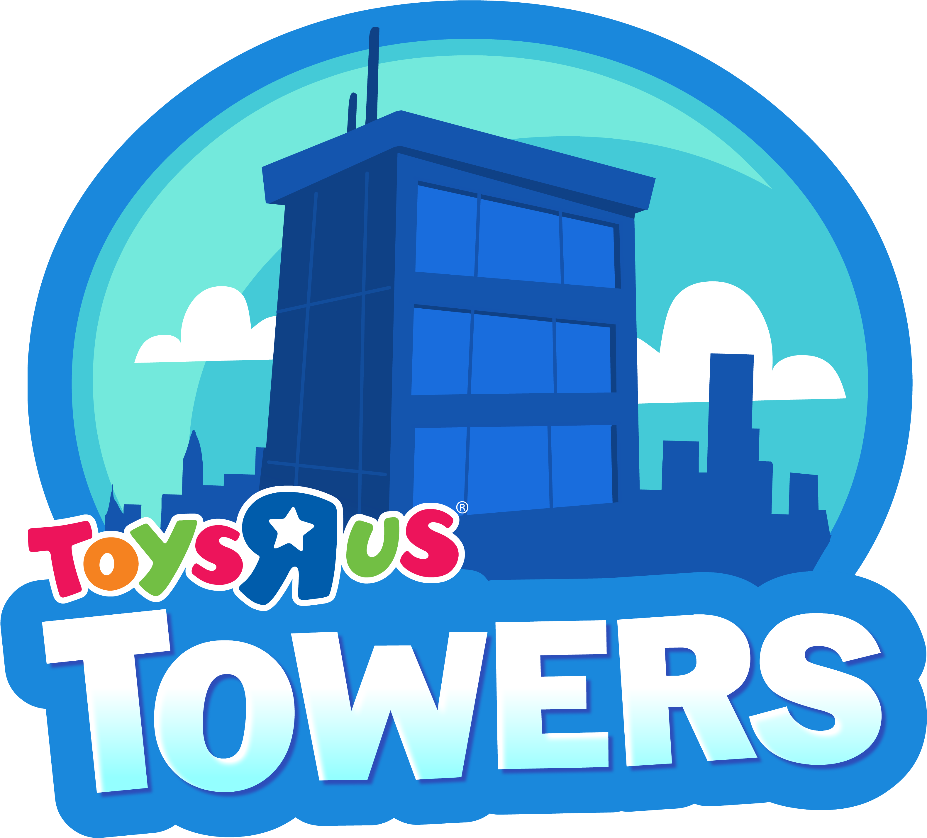 Toys R Us Towers Png Logo Clipart (3161x2859), Png Download