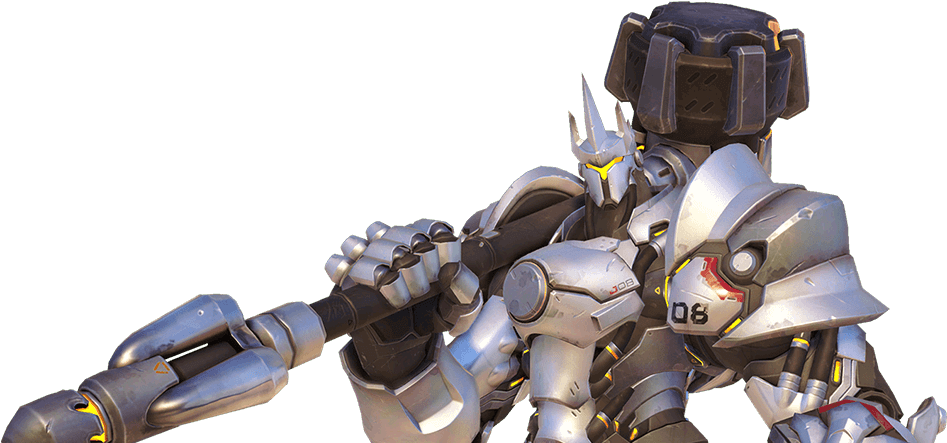Orisa's Career Overview Page Image Is Incorrectly Cut - Mr Krabs Voice Actor Reinhardt Clipart (1098x449), Png Download