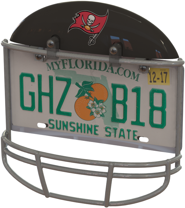 Tampa Bay Buccaneers Helmet Frame Clipart (611x687), Png Download