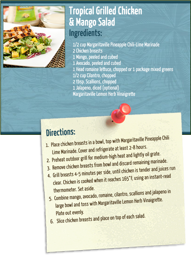 Margaritaville Foods Mailing List - Greek Salad Clipart (630x900), Png Download