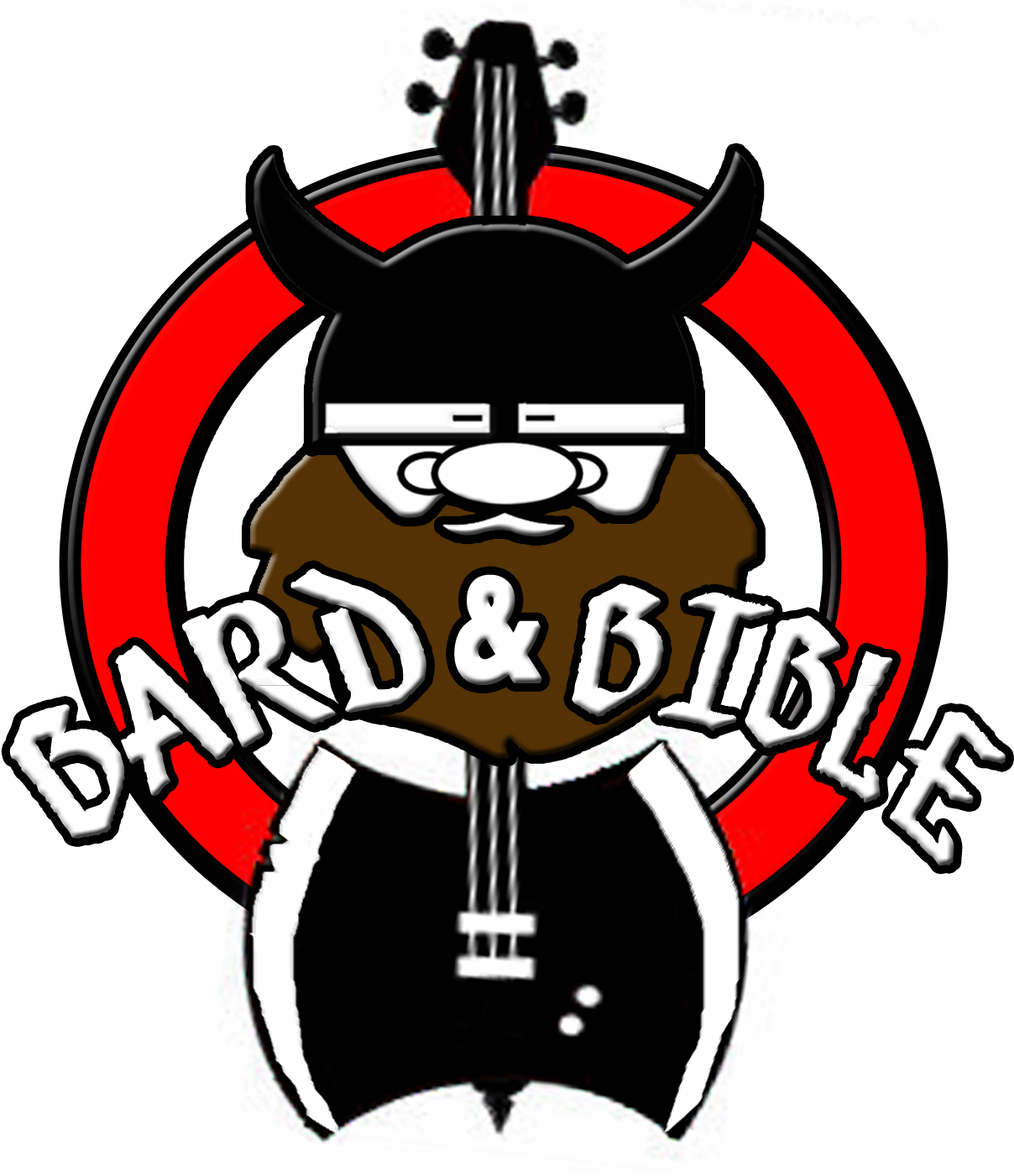Bard & Bible - Cartoon Clipart (1400x1400), Png Download