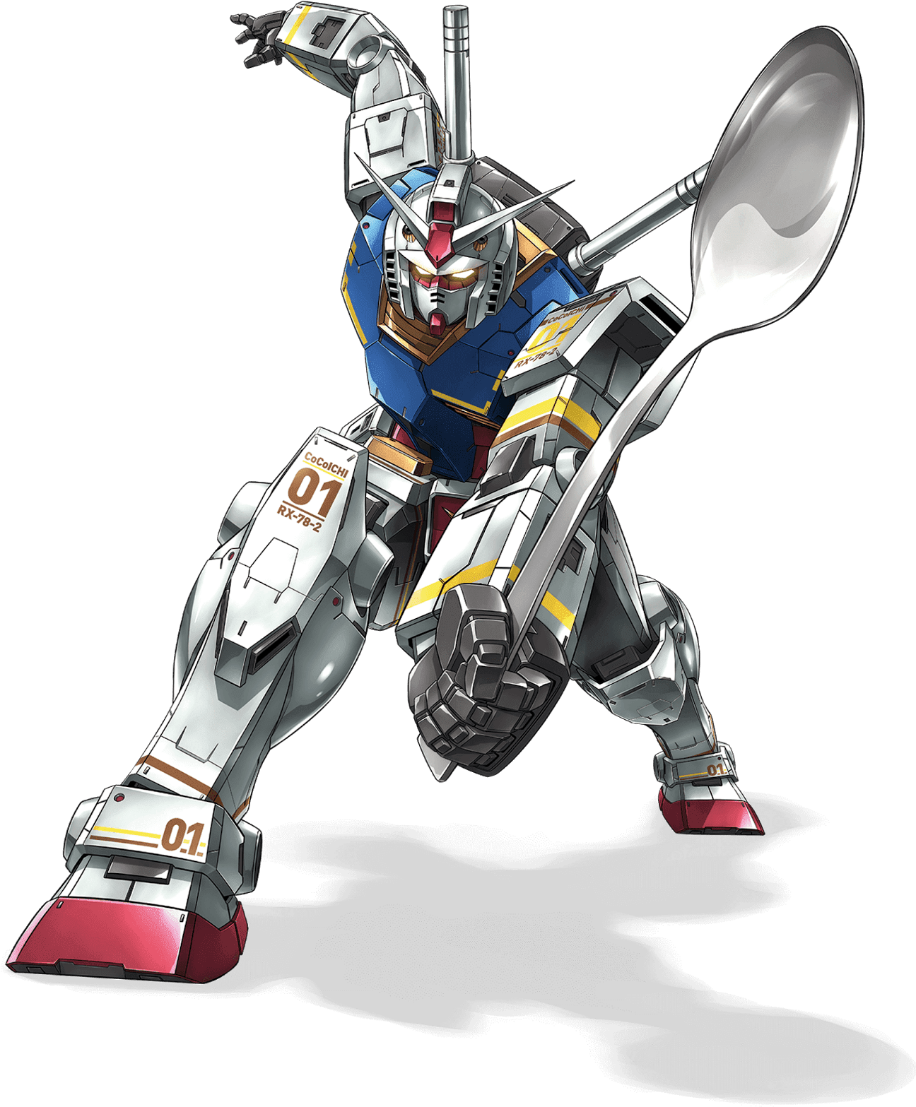 1,000 Winners Of Hguc 1/144 Rx 78 2 Revive Ver [spoon - Rx 78 2 Spoon Clipart (1306x1600), Png Download