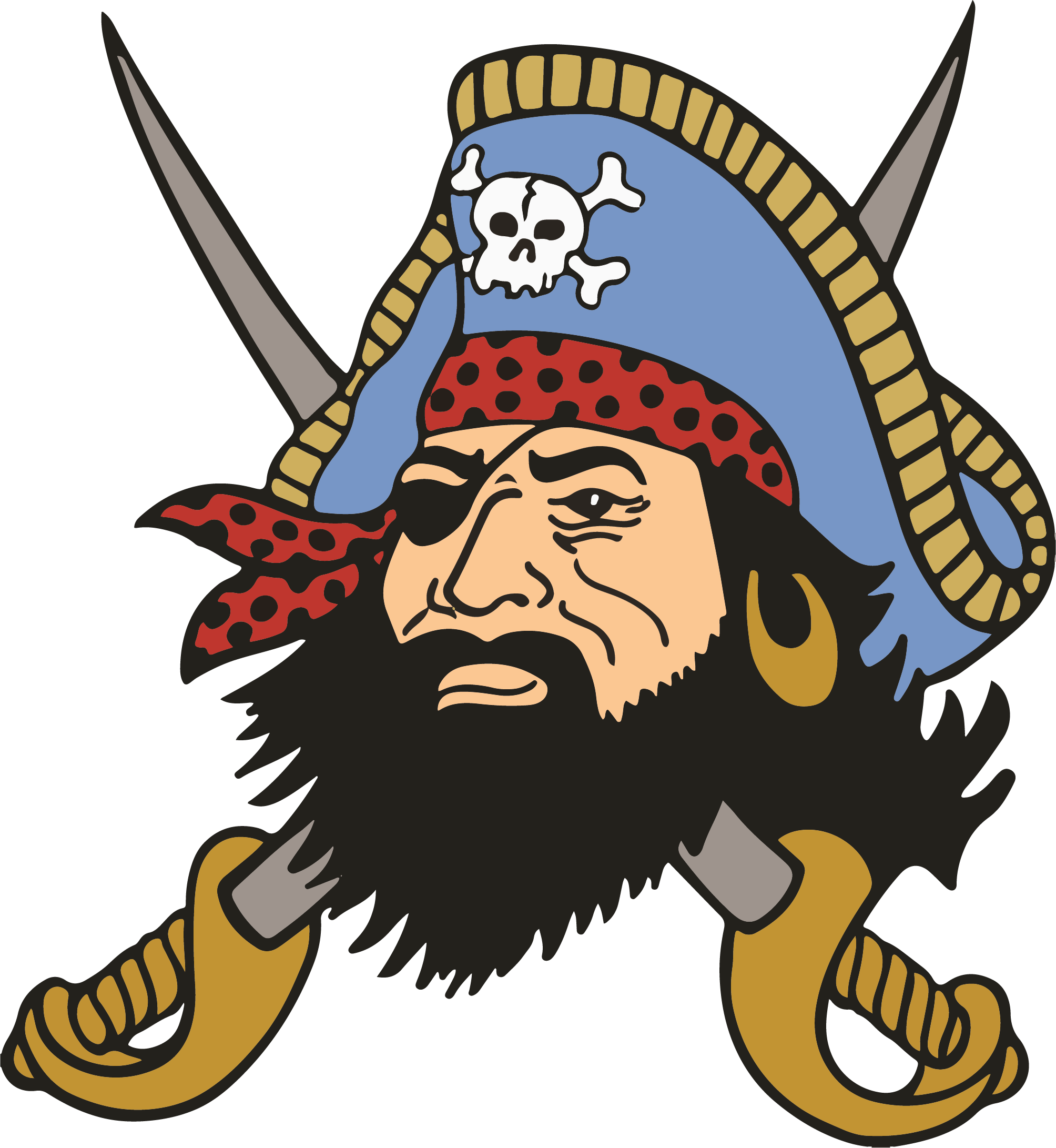 Valdez High School - Valdez Buccaneers Clipart (2008x2182), Png Download